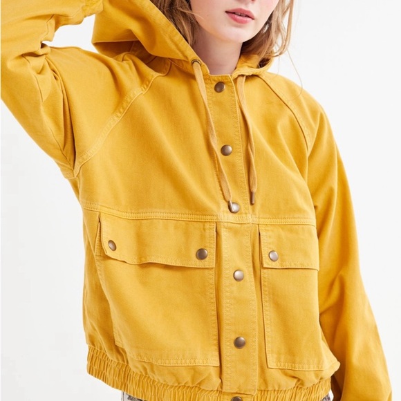 Urban Outfitters Rowan Hooded Bomber Jacket - Picture 2 of 6